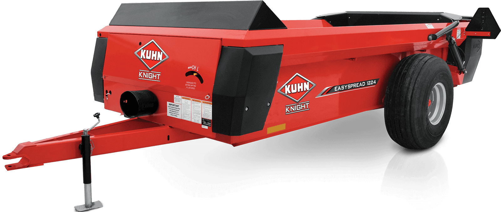 KUHN 1200 - stalmeststrooier voor kleine bedrijven - Afbeelding 2