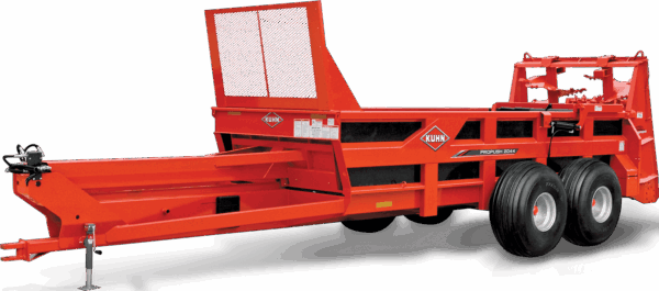 KUHN 2000 ProPush - stalmeststrooier met hydraulische schuif