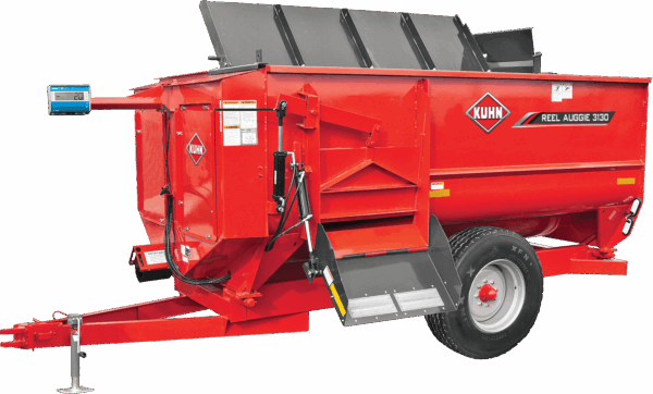 KUHN 3100 - haspelvoermengwagen