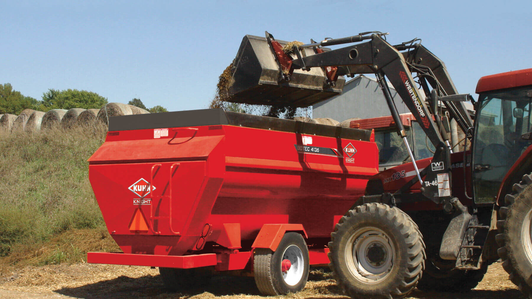 KUHN 4100 - voermengwagen met vier vijzels - Afbeelding 5