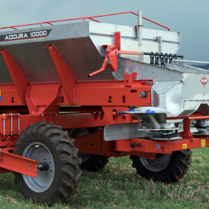 KUHN ACCURA 10000 - getrokken kunstmeststrooier en zaaimachine