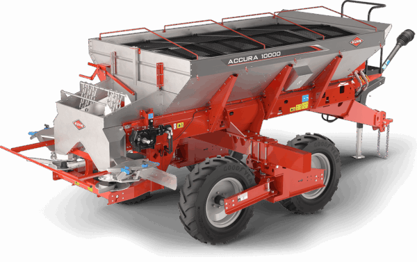 KUHN ACCURA 10000 - getrokken kunstmeststrooier en zaaimachine