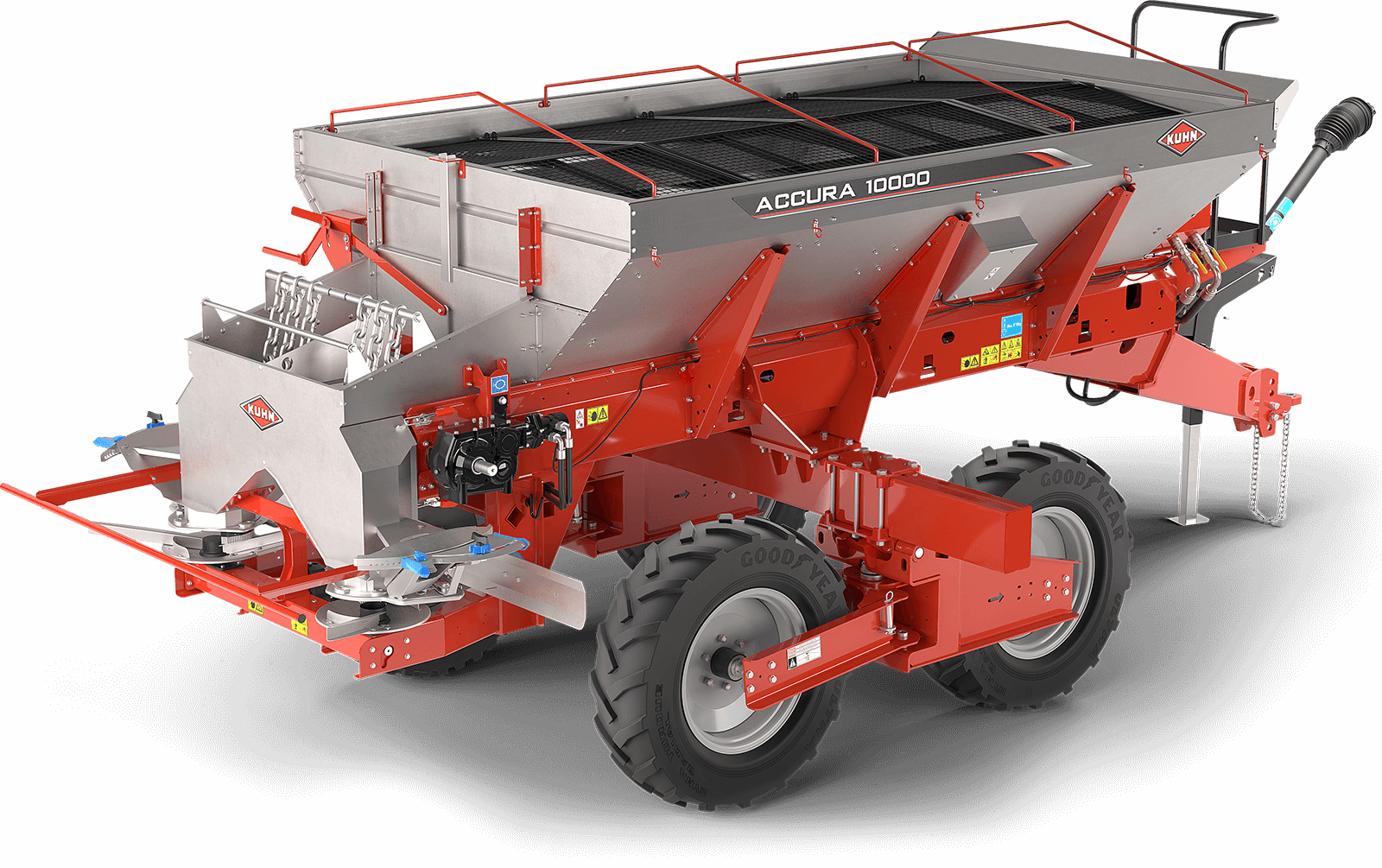KUHN ACCURA 10000 - getrokken kunstmeststrooier en zaaimachine - Afbeelding 2