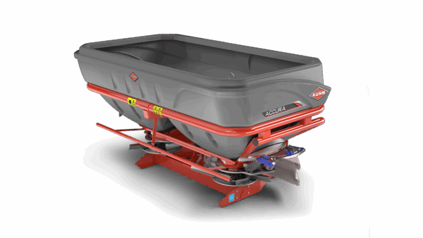 KUHN ACCURA 1600 - aanbouw kunstmeststrooier met CDA-dosering