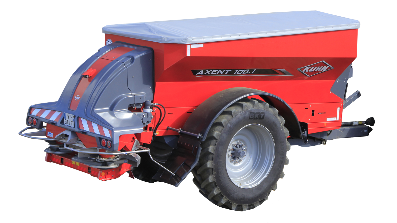 KUHN AXENT 90.1 / 100.1 - getrokken kunstmeststrooier met grote capaciteit - Afbeelding 2