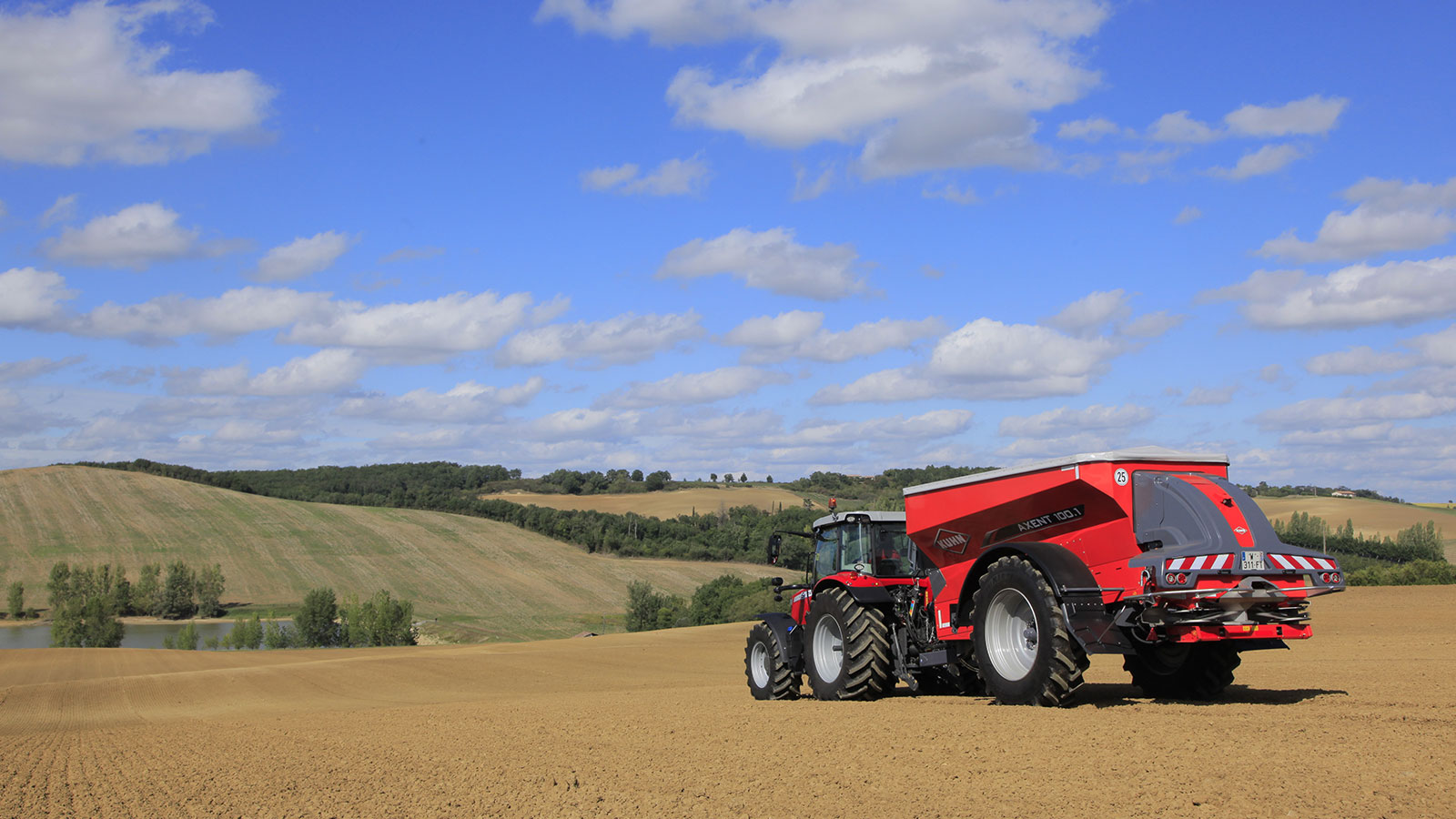 KUHN AXENT 90.1 / 100.1 - getrokken kunstmeststrooier met grote capaciteit - Afbeelding 4