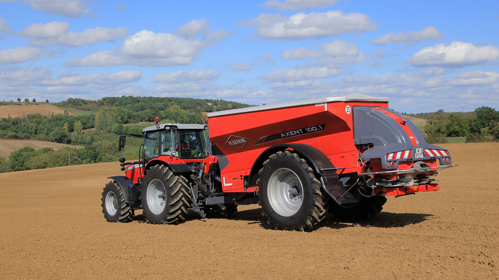 KUHN AXENT 90.1 / 100.1 - getrokken kunstmeststrooier met grote capaciteit - Afbeelding 5