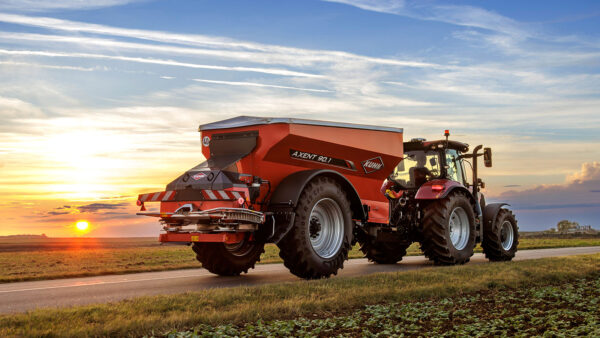 KUHN AXENT 90.1 / 100.1 - getrokken kunstmeststrooier met grote capaciteit