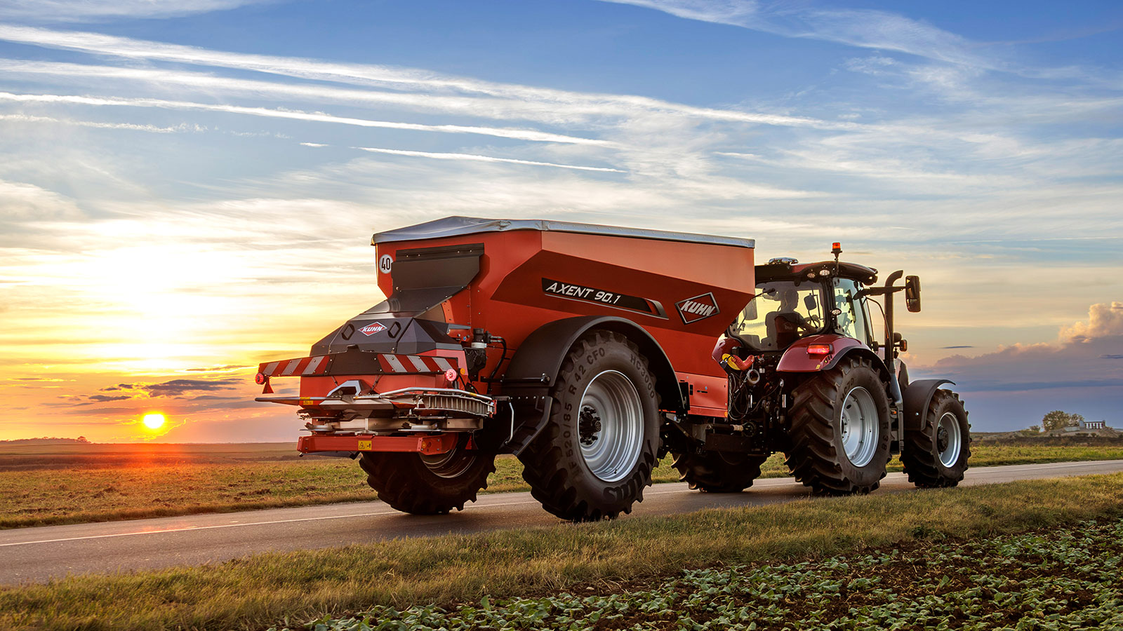 KUHN AXENT 90.1 / 100.1 - getrokken kunstmeststrooier met grote capaciteit - Afbeelding 8