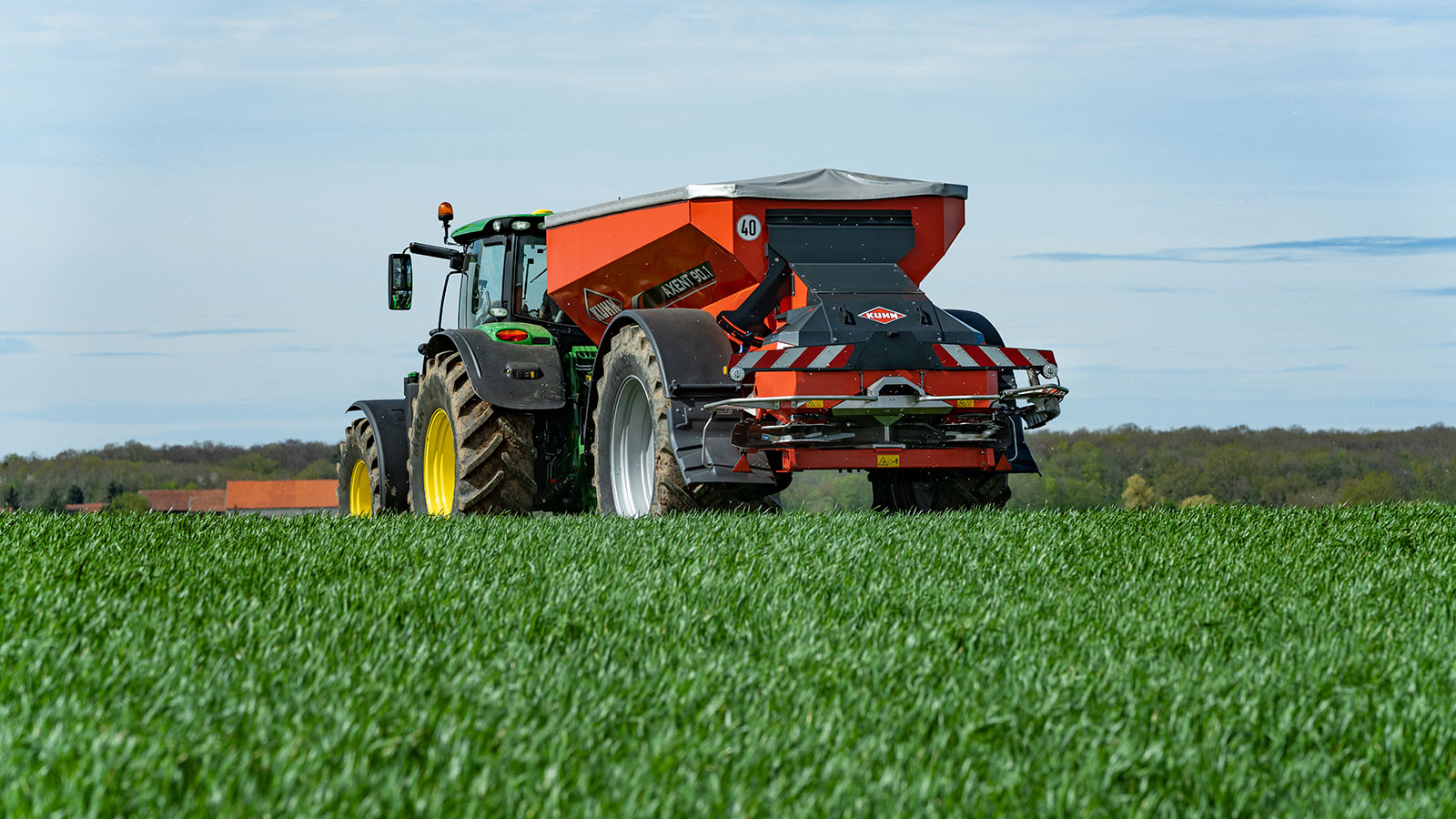 KUHN AXENT 90.1 / 100.1 - getrokken kunstmeststrooier met grote capaciteit - Afbeelding 11