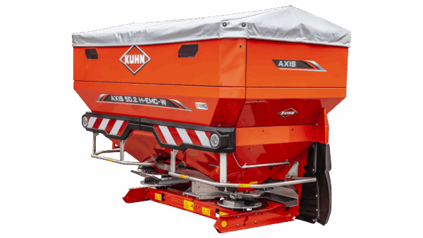 KUHN AXIS - aanbouw kunstmeststrooier met tweeschijvensysteem