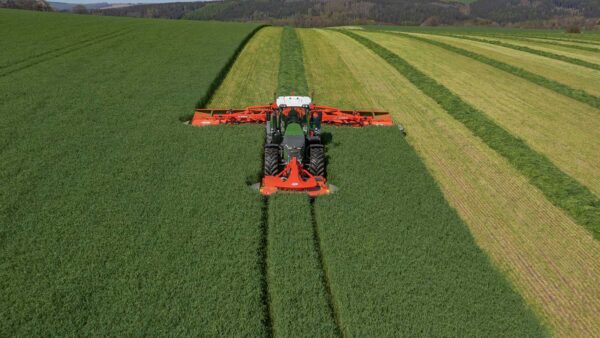 KUHN FC 13460 RA - schijvenmaaier-kneuzer met zwadtransportband