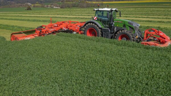 KUHN FC 13460 RA - schijvenmaaier-kneuzer met zwadtransportband