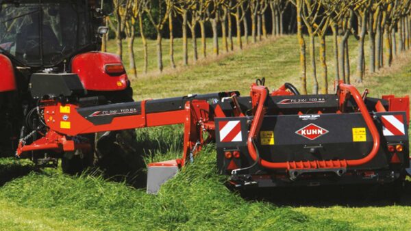 KUHN FC 1061 TC - getrokken schijvenmaaier-kneuzer met centrale dissel