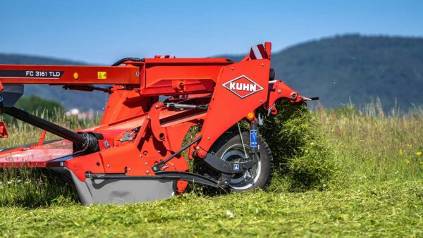 KUHN FC 1061 TL - getrokken schijvenmaaier-kneuzer met zijaankoppeling