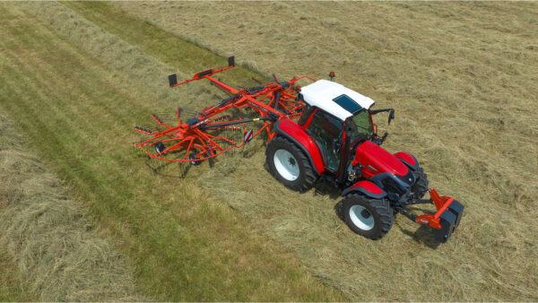 KUHN GA 1001 P / 1031 P - aanbouw cirkelhark met twee rotoren en middenafleg
