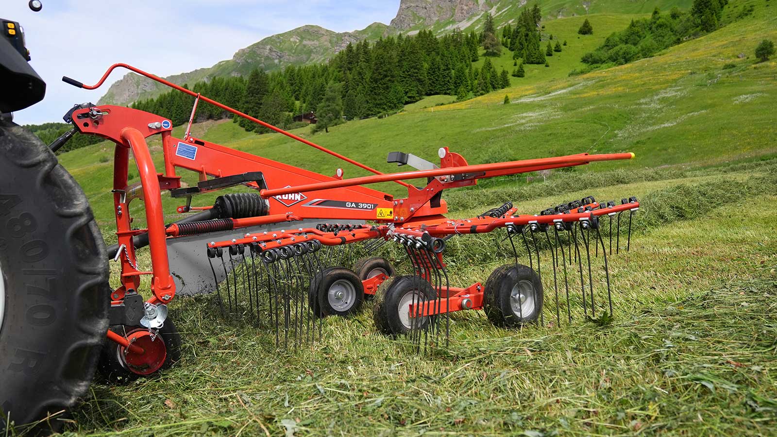 KUHN GA 1001 - cirkelhark met één rotor - Afbeelding 5