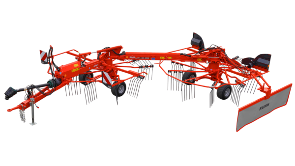 KUHN GA 1002 - cirkelhark met twee rotoren en zijafleg