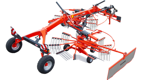 KUHN GA 1030 - cirkelhark met twee rotoren en zijafleg