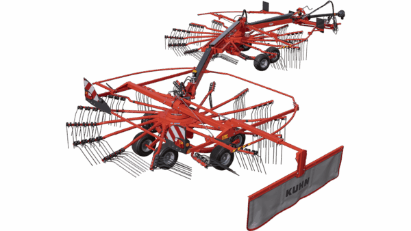 KUHN GA 1032 - cirkelhark met twee rotoren en zijafleg