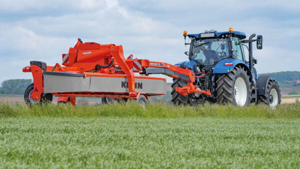KUHN GMD 1051 TC - getrokken schijvenmaaier met centrale dissel