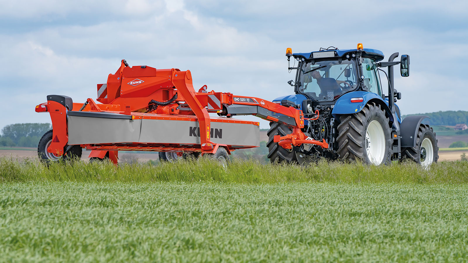 KUHN GMD 1051 TC - getrokken schijvenmaaier met centrale dissel - Afbeelding 3