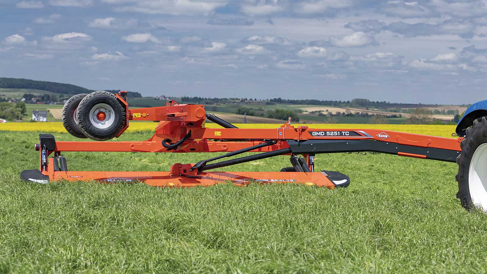 KUHN GMD 1051 TC - getrokken schijvenmaaier met centrale dissel - Afbeelding 4