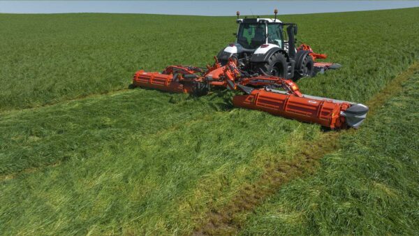 KUHN GMD 9530 RV - schijvenmaaier met zwadvormende vijzel
