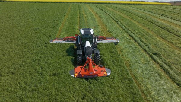 KUHN GMD 9530 RV - schijvenmaaier met zwadvormende vijzel