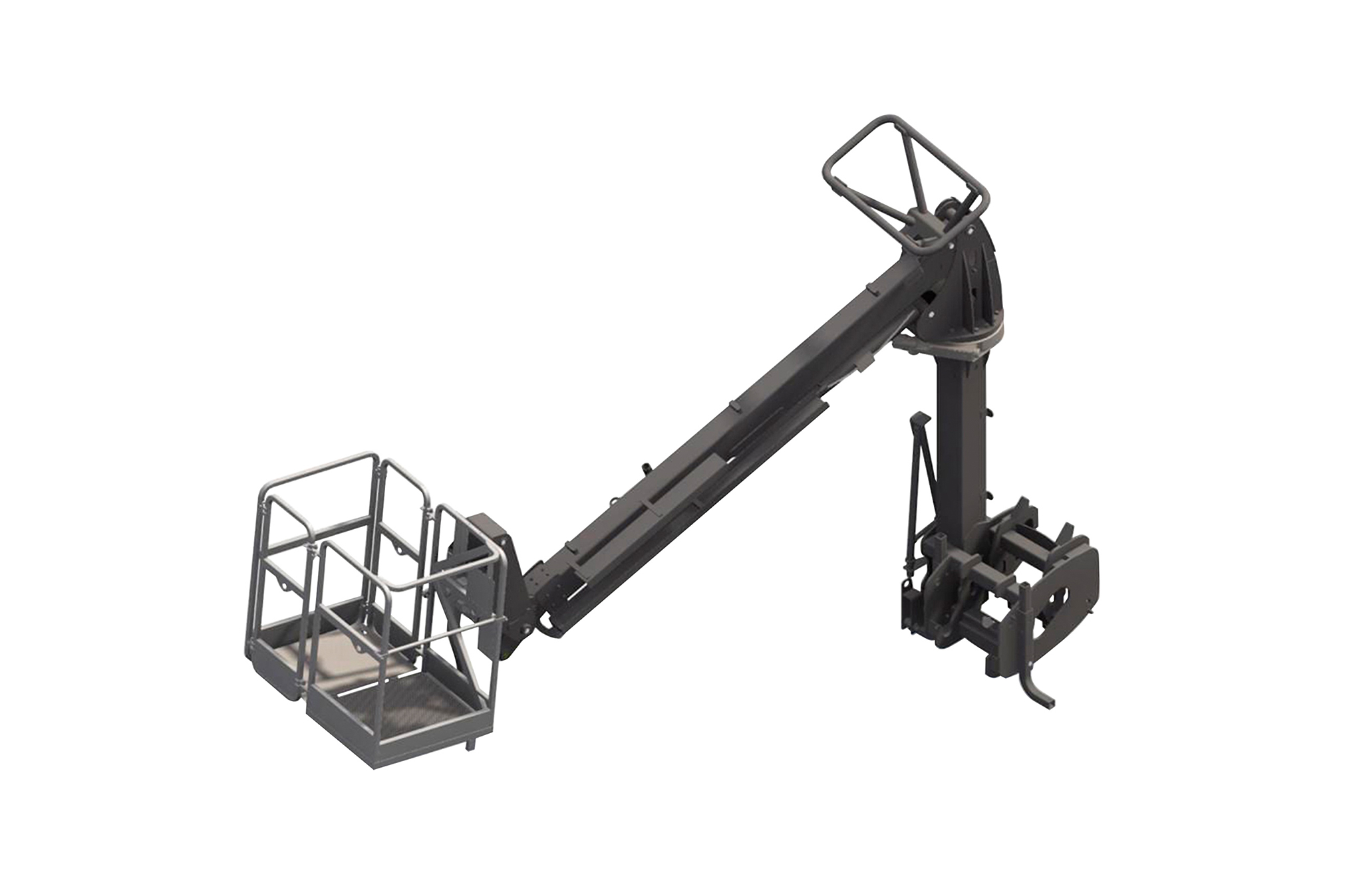 Bobcat Werkplatform, telescopisch positief/negatief