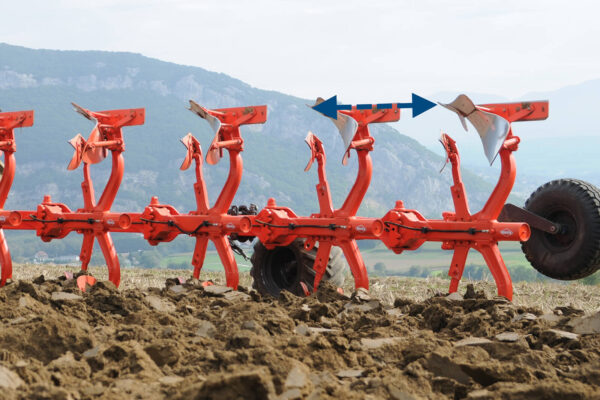 KUHN MASTER 123 - aanbouw wentelploeg voor middelgrote tractoren