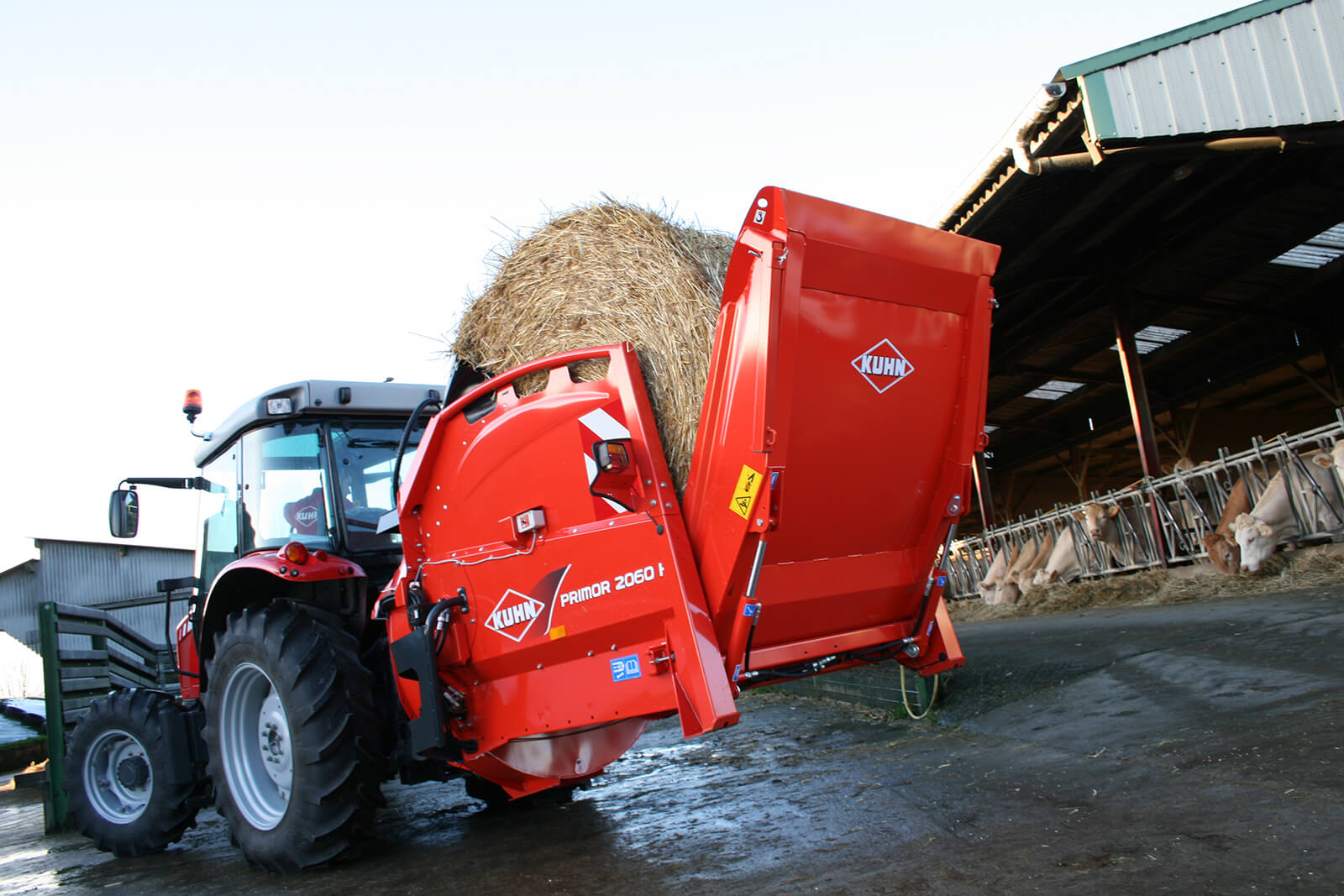 KUHN PRIMOR 2060 H - aanbouw stroblazer met hydraulische scheider - Afbeelding 5