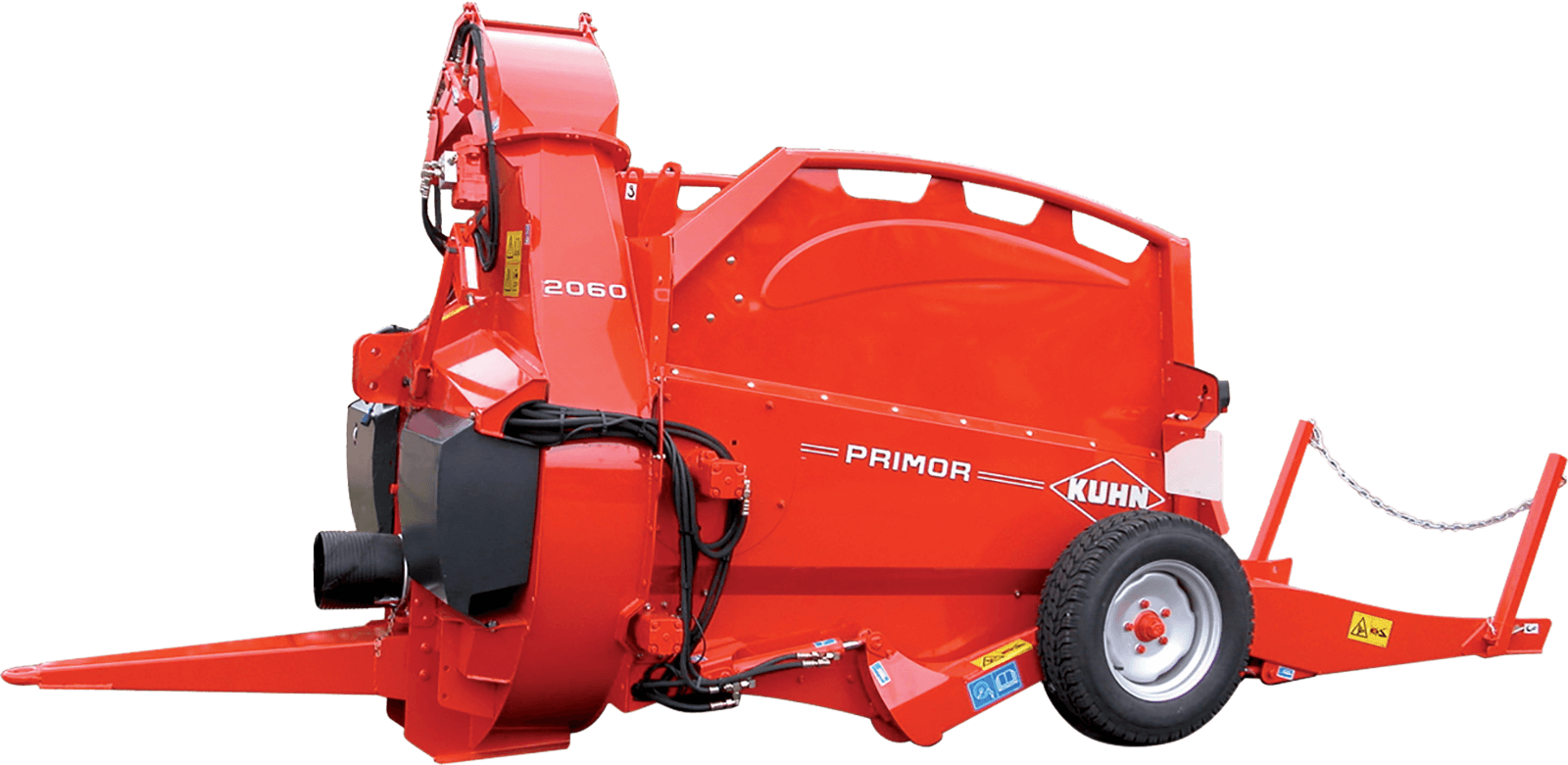 KUHN PRIMOR 2060 H - halfgedragen stroblazer met hydraulische scheider - Afbeelding 2