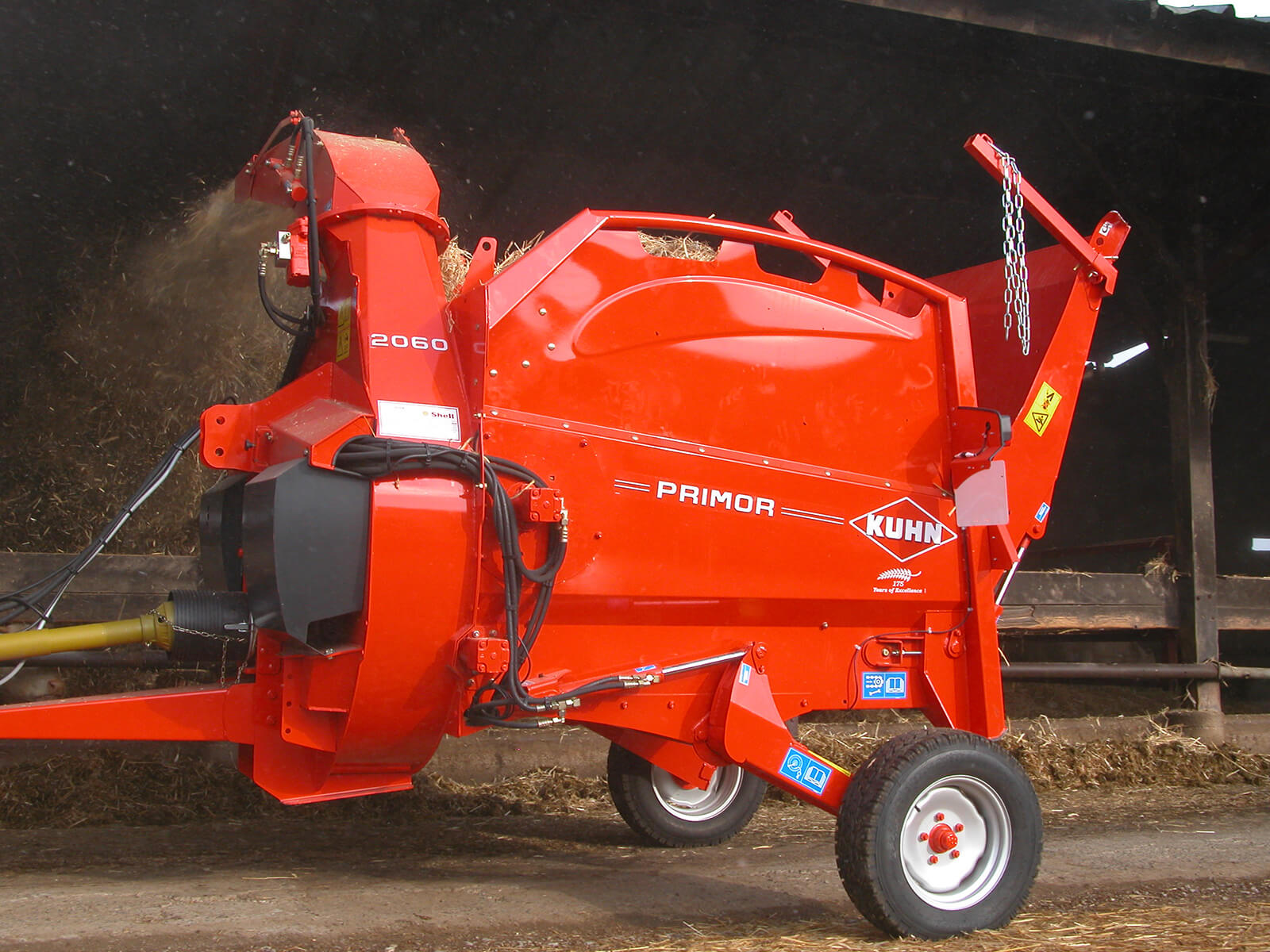 KUHN PRIMOR 2060 H - halfgedragen stroblazer met hydraulische scheider - Afbeelding 3
