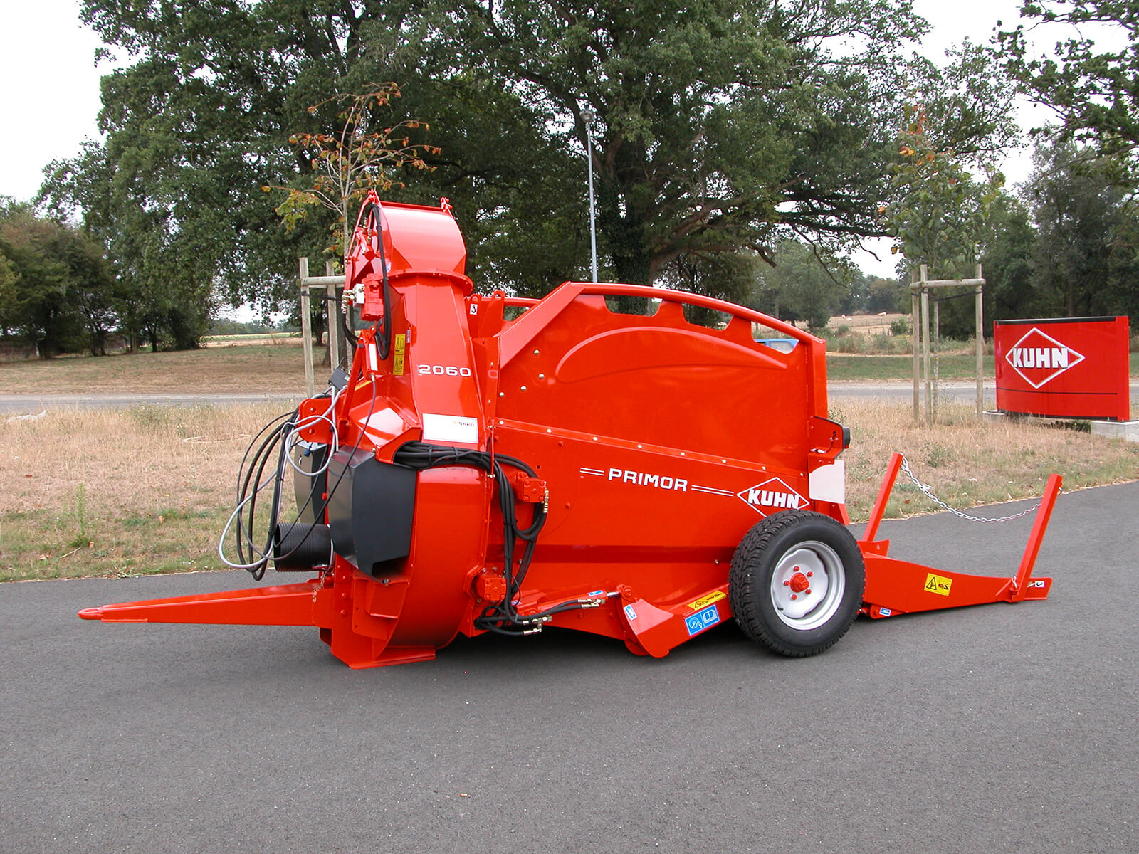 KUHN PRIMOR 2060 H - halfgedragen stroblazer met hydraulische scheider - Afbeelding 5