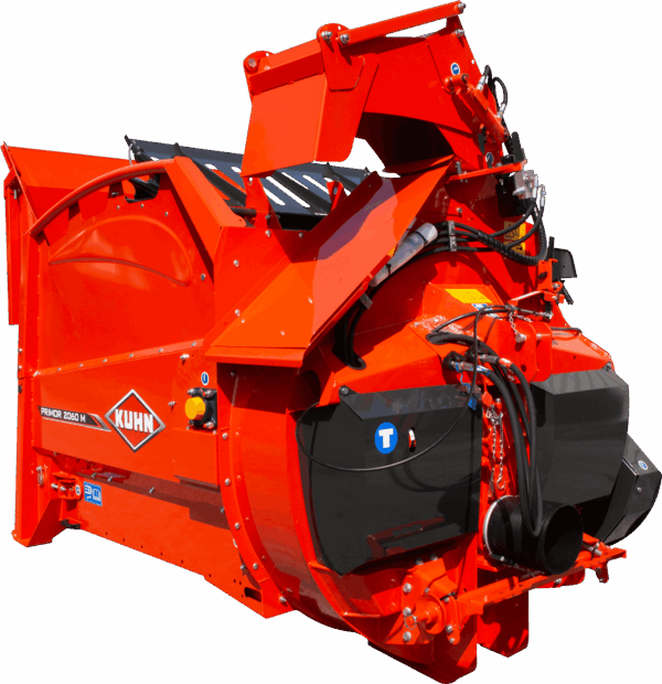 KUHN PRIMOR 2060 M - aanbouw stroblazer en voerverdeler