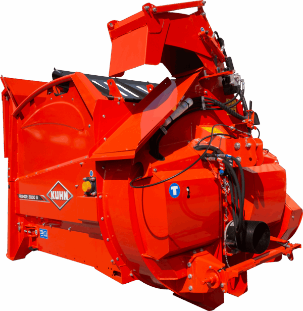 KUHN PRIMOR 2060 S - aanbouw stroblazer en voerverdeler