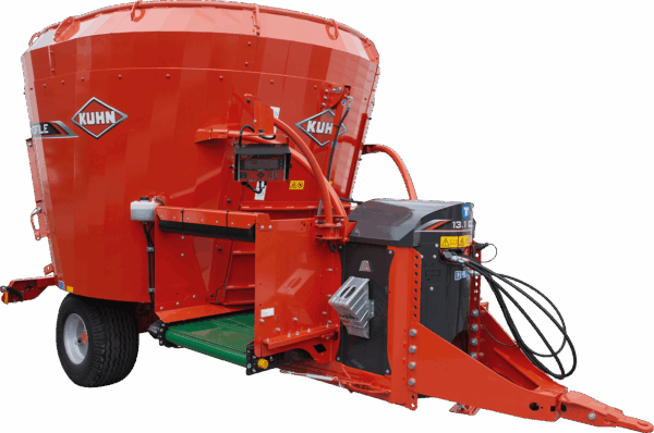 KUHN PROFILE 1 CL - voermengwagen met één vijzel en dwarsband