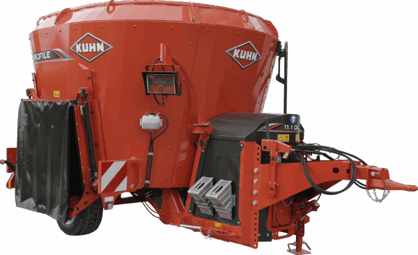 KUHN PROFILE 1 DL - voermengwagen met één vijzel en zijverdeling