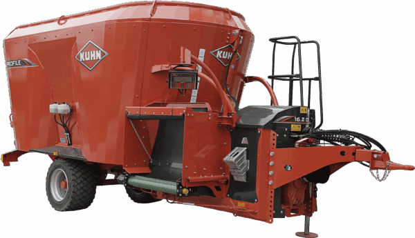 KUHN PROFILE 2 CS - compacte voermengwagen met twee vijzels en dwarsband