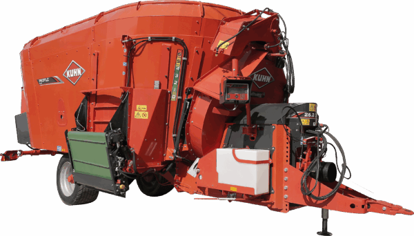 KUHN PROFILE PLUS 2 DL - voermengwagen met twee vijzels, strooiblazer en zijverdeling
