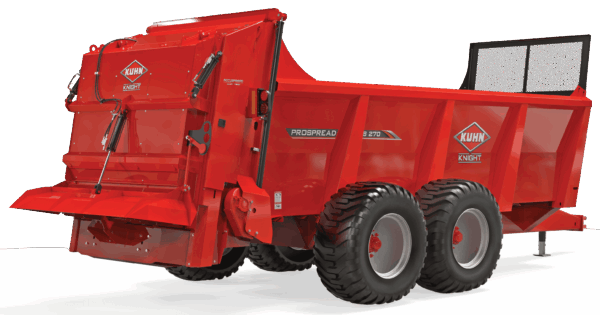 KUHN PS 250 / 260 / 270 / 280 ProSpread - stalmeststrooier met grote capaciteit
