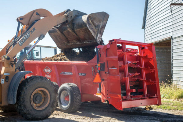 KUHN PS 250 / 260 / 270 / 280 ProSpread - stalmeststrooier met grote capaciteit