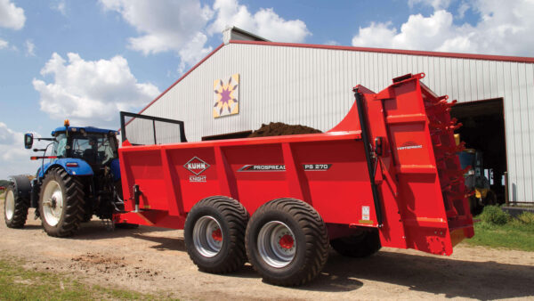 KUHN PS 250 / 260 / 270 / 280 ProSpread - stalmeststrooier met grote capaciteit