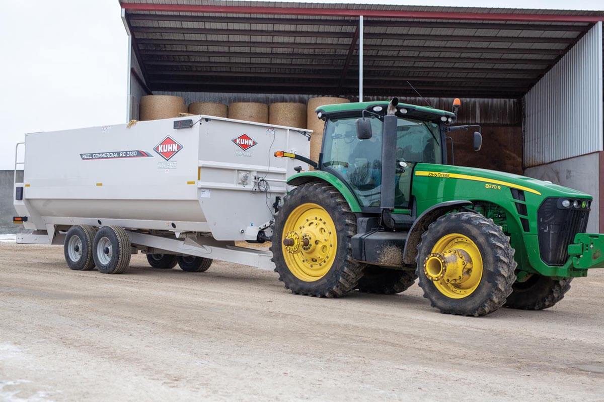 KUHN RC 3120 - commerciële haspelvoermengwagen - Afbeelding 6