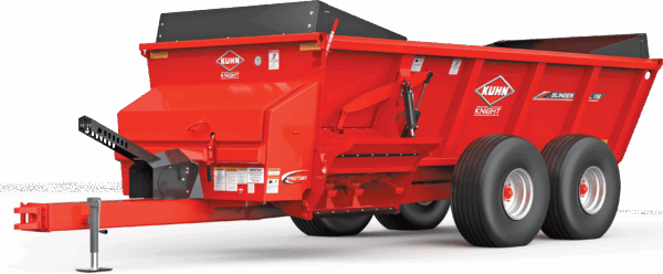 KUHN SL 100 ProTwin Slinger - stalmeststrooier met dubbele vijzel