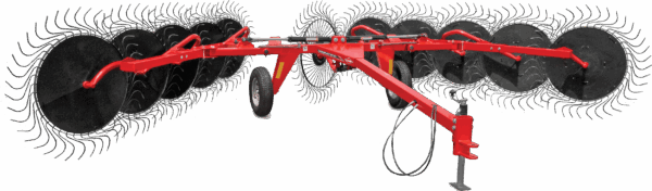 KUHN SR 50 - wielhark voor kleinere bedrijven