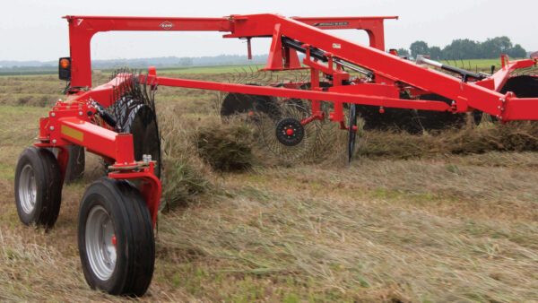 KUHN SR 600 GII - opvouwbare wielhark met grote capaciteit