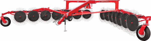KUHN SR 600 GII - opvouwbare wielhark met grote capaciteit