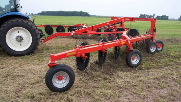 KUHN SR 600 GII - opvouwbare wielhark met grote capaciteit